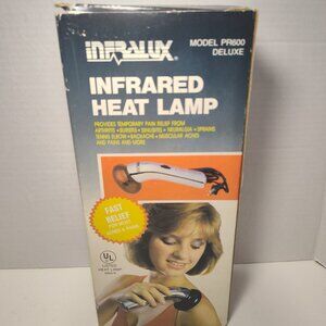 Infralux PR600 Deluxe Infrared Heat Lamp Massager Infrared Therapy w/StorageCase